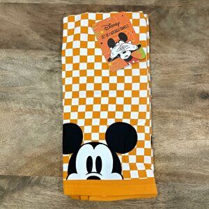 NEW 2Pk Check Mickey Mouse Kitchen Towel Set
